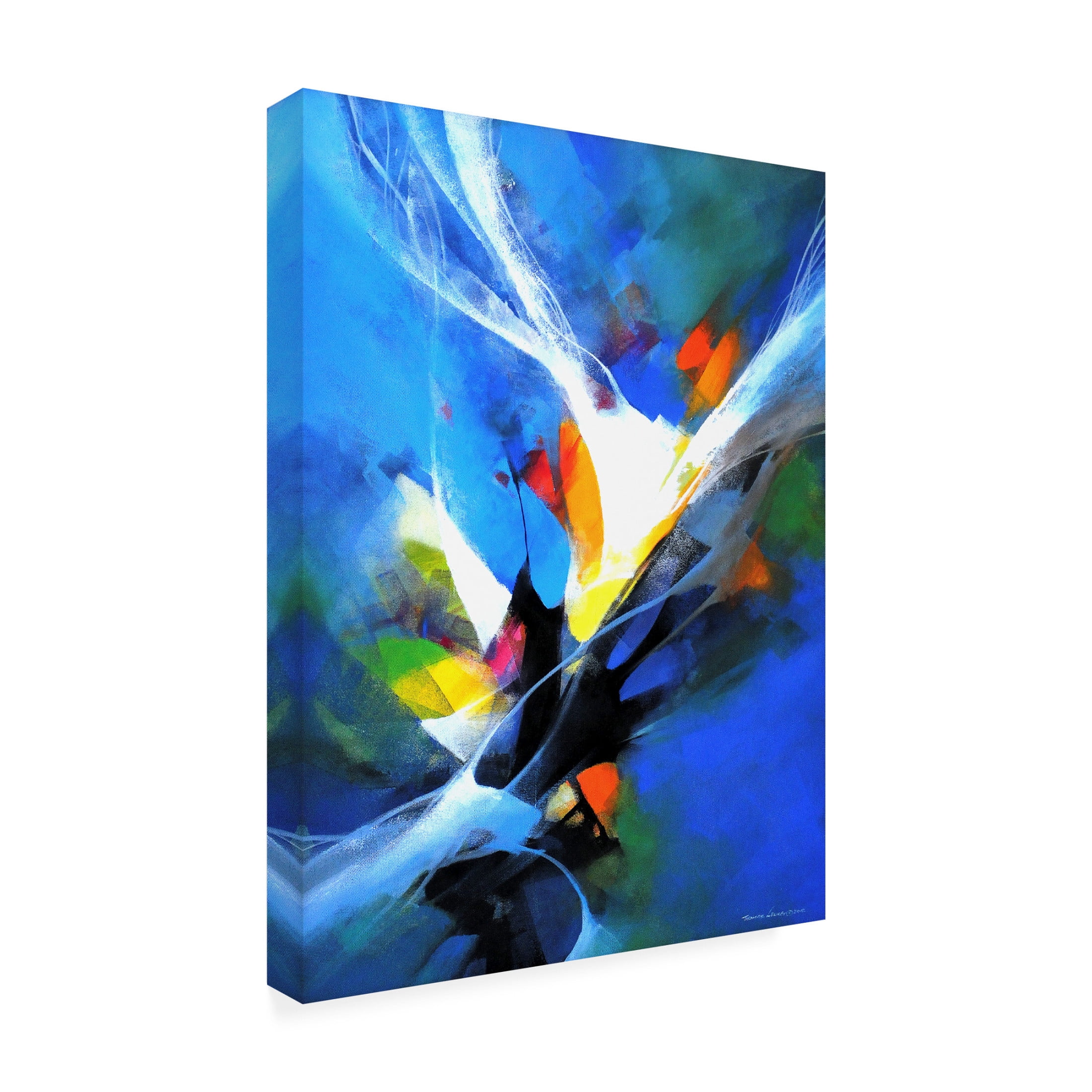 Canvas Wall Art - Thomas Leung 'Surprise' Wall Art for Living Room, Bedroom, or Office Décor by Trademark Fine Art - 35 x 47 Inches
