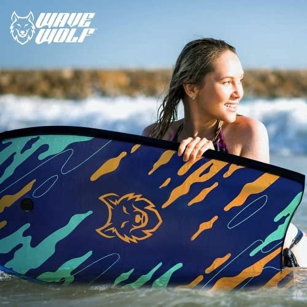 WAVEWOLF Untamed Pro Series Bodyboard with Body Leash, Foam WAVEWOLF Untamed Pro Series Bodyboard with Body Leash, Foam
