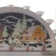 thumbnail image 3 of Christmas Santa Acrylic Illuminated LED Candle Bridge Ornament Indoor Christmas Decoration Battery Operated, 3 of 5