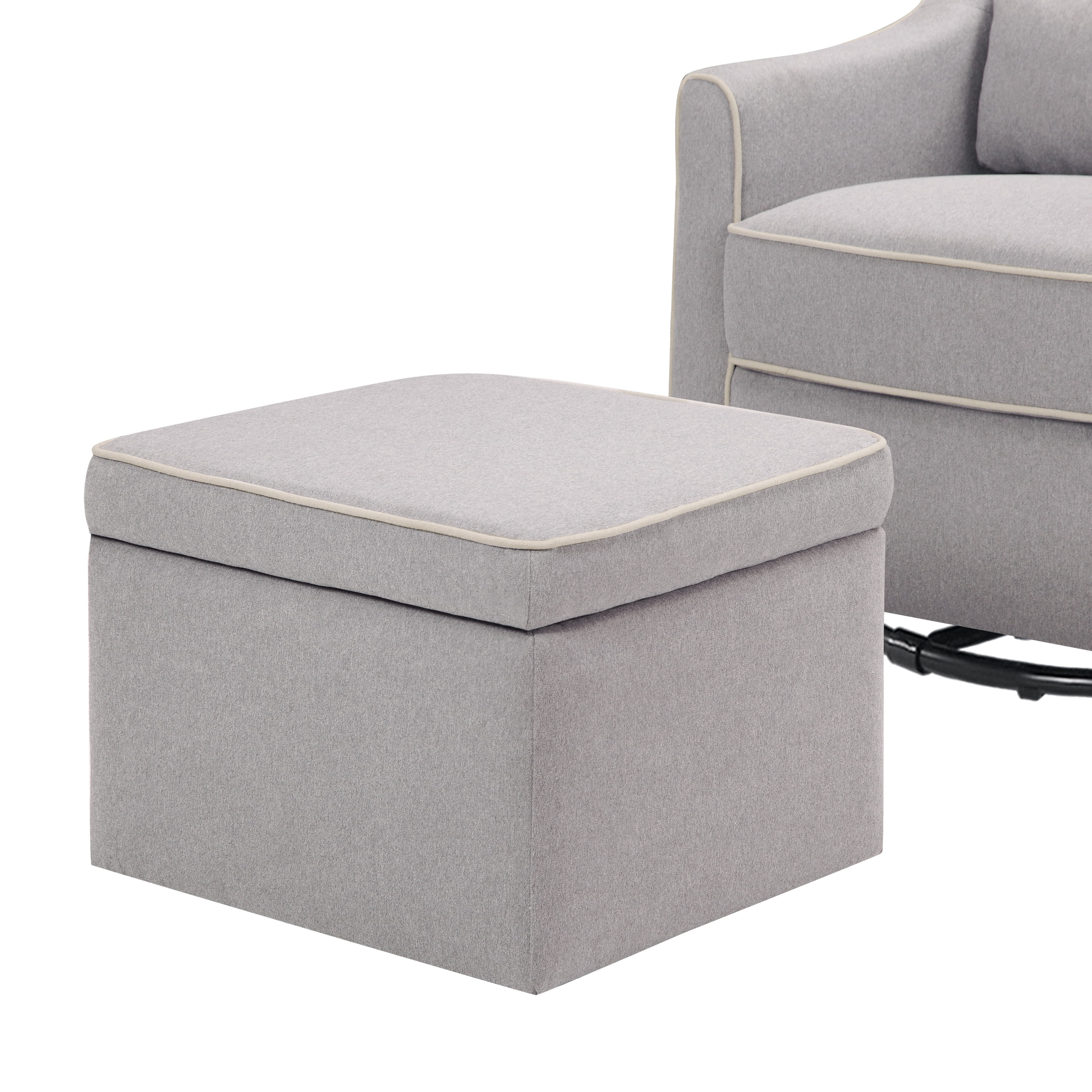 davinci owen glider and storage ottoman