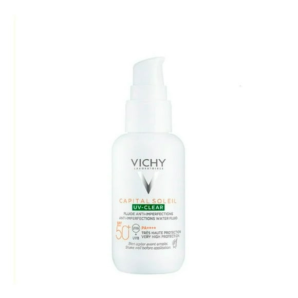 Protector Solar Facial VICHY Capital Soleil UV-CLEAR 50 Fluido Anti-Imperfecciones FPS 50+ 40 ml