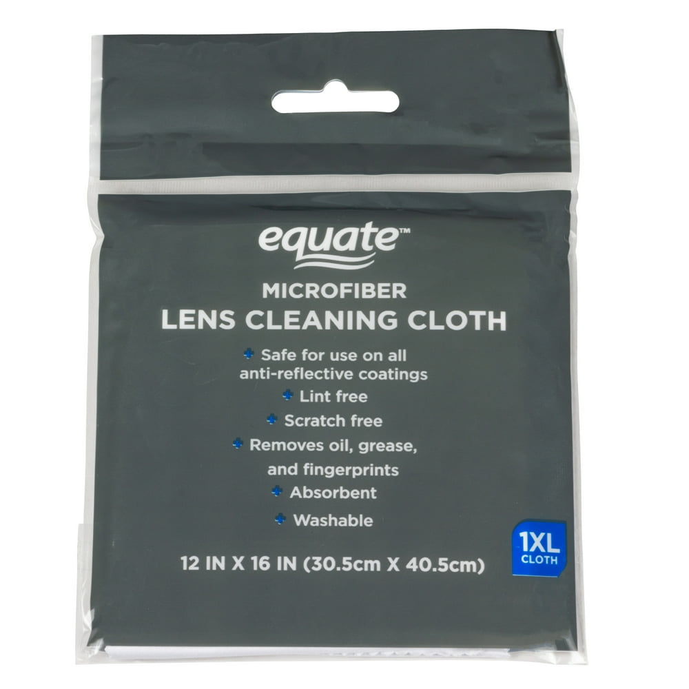 Equate Microfiber Lens Cleaning Cloth, XL