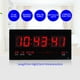 thumbnail image 5 of USB LED Reloj de Pared Digital Temperatura Humedad Pantalla Hogar Oficina Escritorio , E negro, 5 of 9