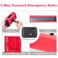 thumbnail image 2 of Radio Weather Alert Mesqool 5000 mAh AM/FM/SW/NOAA con cargador, 2 of 8
