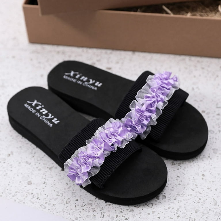 Purple isotoner slippers deals