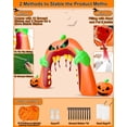 thumbnail image 3 of Arco inflable Turnmeon para Halloween de 16 pies x 3 m con luces LED, 3 of 6