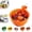 Orange, variant on 3D-Printed Hydro Bowl,Multifunctional Fruit &Vegetable Washing Bowl, Automatic Fruit Washer Spinner Bowls, Purpose Rinse Drain Basket for Kitchen Sink,Portable Fruits Cleaner Tool