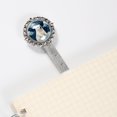 thumbnail image 3 of Starry sky polar bear Vintage Silver Lace-Edged Bookmark: a Delightful Gift for Book Lovers and Readers, 3 of 5