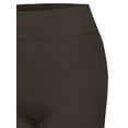 thumbnail image 4 of A2Y Women's Basic Solid Premium Cotton High Rise Bike Shorts Americano S, 4 of 5