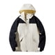 thumbnail image 2 of Chaquetas y abrigos casuales con capucha de manga larga para mujer, traje de sprint para hombre y mujer, chaqueta de estilo pareja, abrigo desmontable, impermeable, resistente al viento, traje de spri, 2 of 4