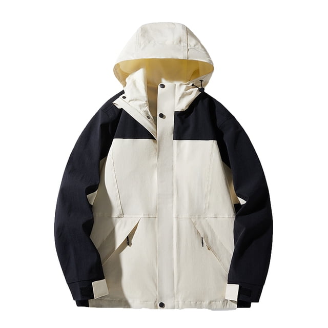 Yuyuzo Vestes de Sport pour Femmes Coupe-Vent à Capuche Manches Longues Vestes à Boutons Automne Extérieur Randonnée