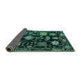 thumbnail image 2 of Ahgly Company Indoor Rectangle Abstract Turquoise Blue Modern Area Rugs, 8' x 12', 2 of 4