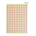 thumbnail image 2 of Small Arrow Stickers 0.4" Dia, 45 Sheet Self Adhesive Round Product Inspection Defects Indicator, Red, 2 of 6