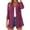 Hot Pink, variant on Kaemgyyd 3/4 Sleeve Cardigan for Women Lightweight Summer Work Office Tops Solid Color Open Front Fall Clothes S-3Xl