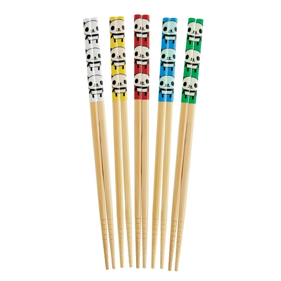 Helen’s Asian Kitchen Bamboo Chopsticks, Panda, 20-Pair