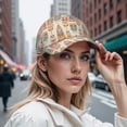 thumbnail image 5 of Retro Tribal Baseball Cap – Vintage Artistic Boho Ink Style Dad Hat with Geometric Abstract Sketch Print, 5 of 5