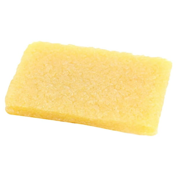 1 bloque de limpieza de zapatos de gamuza de goma y descontaminante para limpiar zapatos de gamuza (amarillo)