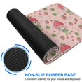 thumbnail image 6 of Long Mouse Pads for Desk,Strawberry Princess Pattern Desk Mats on Top Of Desks, Desk Mouse Pad Extra Large with 3mm Non-Slip Base and Stitched Edge for Gaming,Office,Work,Home 31.5"x11.8", 6 of 6