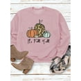 thumbnail image 3 of Anbech It's Fall Yall Shirt Women Pumpkin Sweatshirts Christmas Graphic Long Sleeve Crewneck Top, 3 of 3