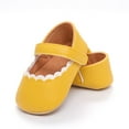 thumbnail image 5 of Yoyauz Baby Girl Mary Jane Shoes Anti Slip Rubber Sole Ballet Slippers Princess Dress Wedding Shoes Newborn Kids Shoes Toddler Shoes（0-12 Month）, 5 of 5