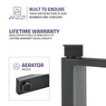 thumbnail image 4 of Swcorp L-AZ096GM Enti Series Single Hole Single-Handle Vessel Bathroom Faucet in Gun Metal, 4 of 5