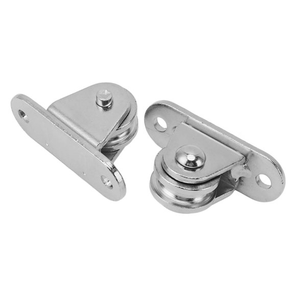 Stainless Steel Small Pulley Roller, Small Silent Fixed Pulley Loading 176 Lb for Rope Cable Cord Guide & Wall Ceiling Mount DIY Project