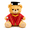 Red, variant on Personalized Graduation Teddy Bear, 9.84 Inch Customized Stuffed Animal with Cap and Gown, Custom Name and Year Plush Toy Keepsake Gift for Graduates