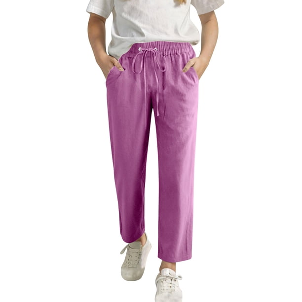 Pantalones de Pierna Ancha Niños Pantalones Cómodos Sueltos de Cuerda de Pierna Recta con Bolsillos Casual, Pantalones de Pierna Recta