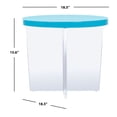 thumbnail image 3 of Safavieh Couture Edwards Glam Acrylic Round End Table, Turquoise, 3 of 8