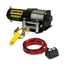Champion Power Equipment Electric Towing Winch 2000-lb. ATV/UTV Kit