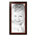 thumbnail image 2 of ArtToFrames 12" x 25" Matte mahogany Diploma Picture Frame, 12x25 inch Brown Wood Poster Frame (WOM-5108), 4 Pack, 2 of 6