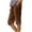 Brown, variant on Capri Pants for Women Cotton Linen Casual Summer Capris Lightweight Side Split Beach Crop Pants with Pockets