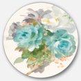 thumbnail image 1 of Designart 'Multicolor French Bouquet II' Traditional Metal Circle Wall Art - Disc of 36, 1 of 5