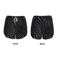 thumbnail image 5 of Haiem Abstract Black And White Waves Women's 2 in 1 Running Shorts - Lightweight Athletic Workout Gym Yoga Breathable Sports Shorts Liner with Phone Pockets-Medium, 5 of 9