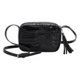 thumbnail image 2 of Bolsa De Hombro Bolsa de hombro con borlas para mujer cruzados casuales Cuero de PU para el trabajo (Negro) Tmvgtek Para Estrenar, 2 of 9