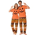 thumbnail image 7 of Grblisyd Halloween Matching Family Pajamas Set Cute Cartoon Graphic Print Mommy and Me Matching Outfits Soft Nightwear for Family, 7 of 7