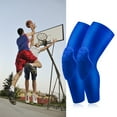 thumbnail image 4 of Sports Knee Pad Breathable Basketball Knee Sleeve Honeycomb Bumper Brace Kneelet Protective Knee Pad Blue M, 4 of 8