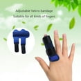 thumbnail image 2 of ropa de deporte Finger Brace Support Hand Splint Fix Protector para Artritis Articulación Azul JShteea El nuevo, 2 of 9