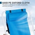 thumbnail image 6 of Ktaxon Backpack Beach Chair, Outdoor 4-Level Adjustable Folding Chair, Protable Seating with Cup Holder & Removable Headrest, Blue, 6 of 10