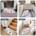 thumbnail image 6 of Botanical Flowers Door Mat&nbsp;Indoor Outdoor Entrance, Non Slip Rug for Kitchen Bathroom Entryway Rug, Watercolor Floral Bird Butterfly Washable Doormat Floor Mat for Office Home Decor 24x36 Inch, 6 of 8