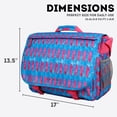 thumbnail image 3 of J World Womens Thomas 16" Messenger Bag with Laptop Sleeve for School and Travel, Nordic, 3 of 9