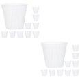 thumbnail image 1 of LEEYNEER 20 Pcs Transparent Flower Pot Nursery Pots Clear Flowers 6 Inch for Plants Orchid, 1 of 6