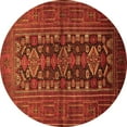 thumbnail image 1 of Ahgly Company Indoor Round Persian Orange Traditional Area Rugs, 6' Round, 1 of 1