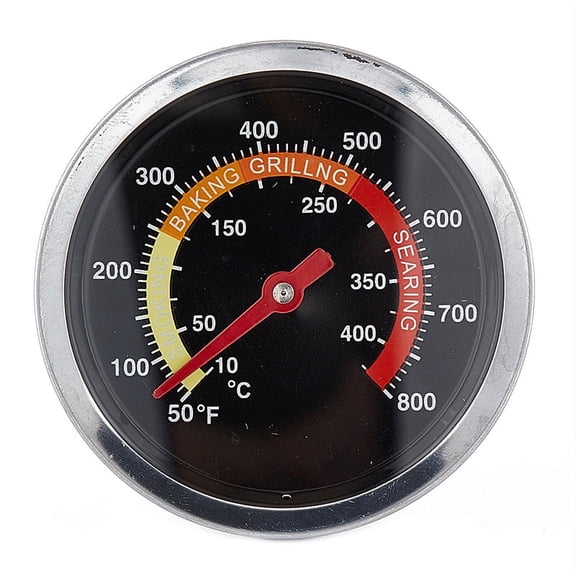 Stainless Steel Barbecue BBQ Smoker Grill Thermometer Temperature Gauge 10-400℃