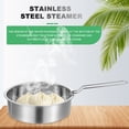 thumbnail image 4 of HEATSHAKING 1Pcs Silver Steam Cooking Steamer for Versatile Kitchen Use, 4 of 7