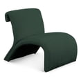 thumbnail image 2 of Meridian Furniture Mulberry Green Boucle Fabric Accent Chair, 2 of 8