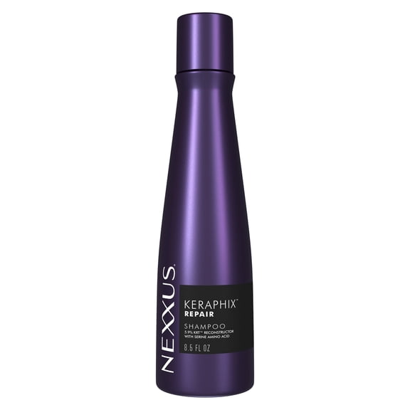 Nexxus Keraphix Shampoo for Damaged Hair Powered by Keratin Resistance Therapy with Liquid Crystal Amino Acids for Damage Repair, 8.5 Fl oz