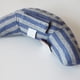 thumbnail image 5 of Cojín de seguridad para cinturón de seguridad, almohadilla para cabeza, cuello y hombros, soporte suave para niños pequeños, viajes, rayas azules y grises, 5 of 5