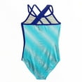 thumbnail image 2 of Rainbeau Moves Girl's Dance & Gymnastics Foiled Cami Leotard, XS-XL, 2 of 5