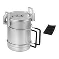 thumbnail image 3 of Olla de Camping Olla Hirviendo Portátil 2 en 1 Olla para Hervir Mariscos Utensilios de Cocina de Fuego Abierto Olla Humeante para Senderismo Barbacoa Bolsa con asa de 850 ml DYNWAVEMX utensilios de cocina, 3 of 8